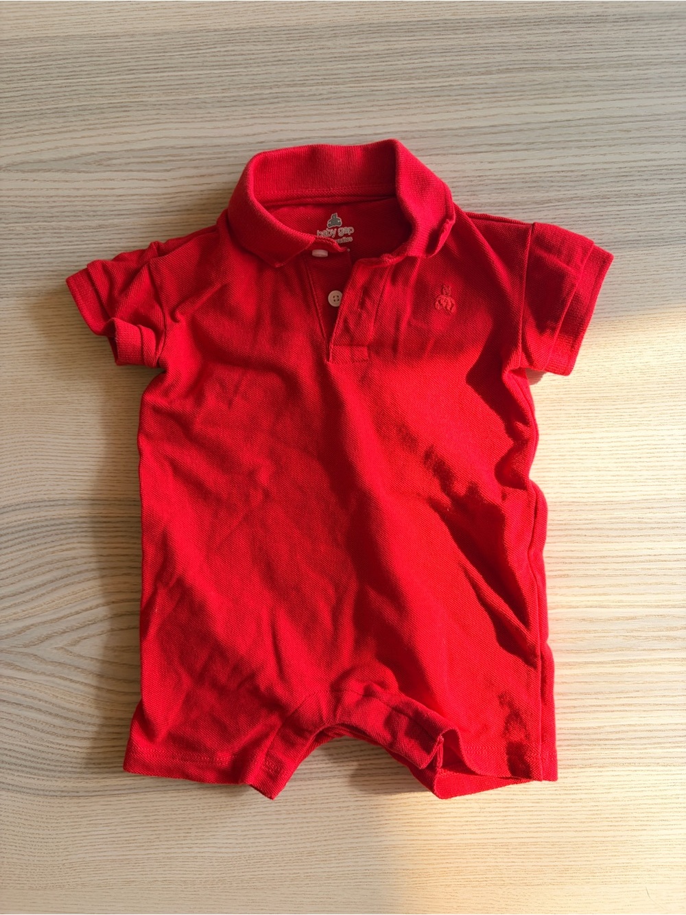 Baby Gap Red Polo Baby Romper